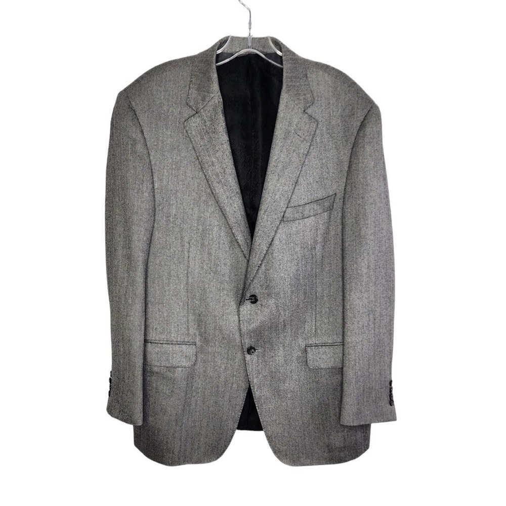 JP Tilford Samuelsohn Loro Piana 100% Worsted Cashmere SB Justin Sport Coat 44R
